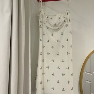 Princess Polly Cream Floral Mini Dress